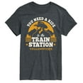 thumbnail image 1 of Yellowstone - You Need A Ride To The Train Station - Men's Short Sleeve Graphic T-Shirt, 1 of 6