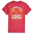 thumbnail image 1 of Yellowstone - You Need A Ride To The Train Station - Men's Short Sleeve Graphic T-Shirt, 1 of 6