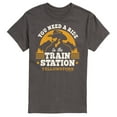 thumbnail image 1 of Yellowstone - You Need A Ride To The Train Station - Men's Short Sleeve Graphic T-Shirt, 1 of 6