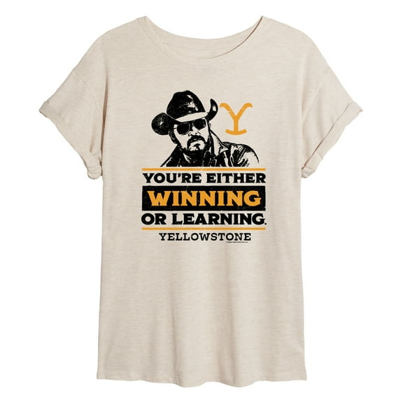 Yellowstone - Your Either Winning Or Learning - Juniors Ideal Flowy Muscle T-Shirt