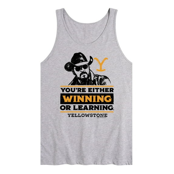 Yellowstone - Your Either Winning Or Learning - Men's Jersey Tank Top