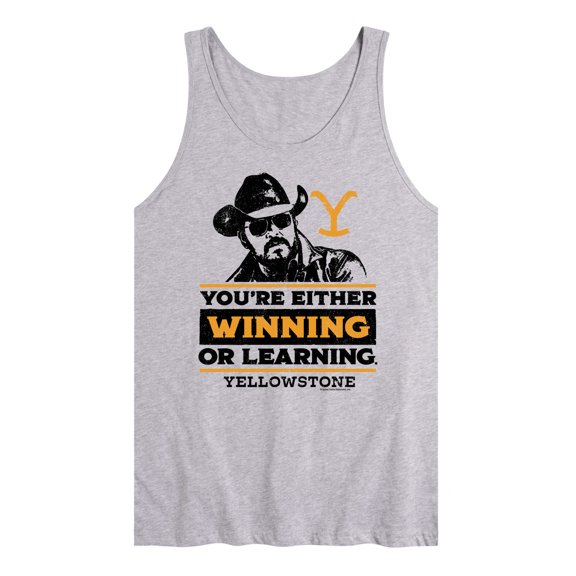 Yellowstone - Your Either Winning Or Learning - Men's Jersey Tank Top