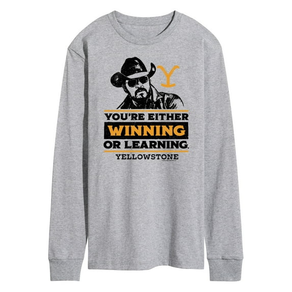 Yellowstone - Your Either Winning Or Learning - Men's Long Sleeve T-Shirt
