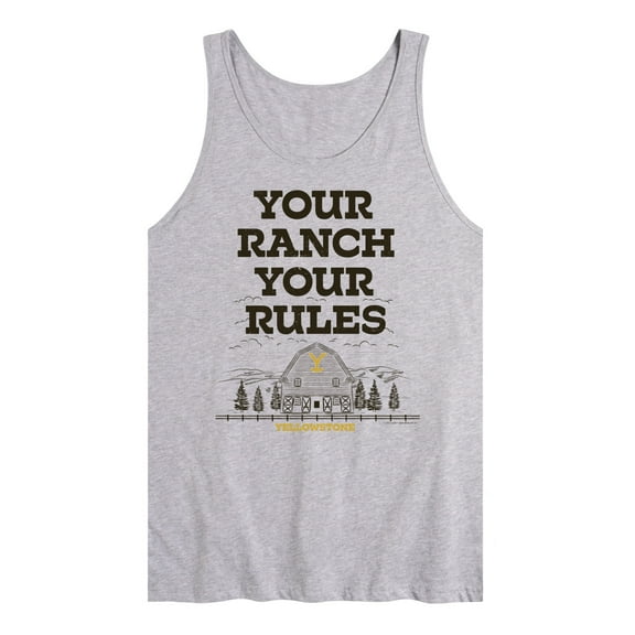 Yellowstone - Your Ranch Your Rules - Men's Jersey Tank Top