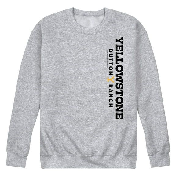 Yellowstone - Ys Dutton Ranch Oversized - Men's Crew Neck Fleece Pullover