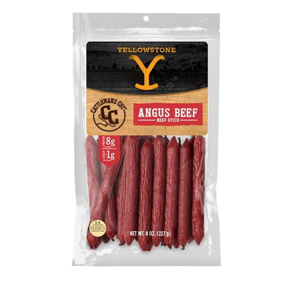 Yellowstone by Cattleman's Cut SAF21 Angus Beef Sticks, 8 Ounce