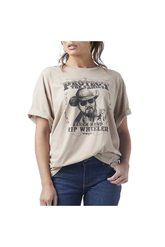 Yellowstone by Wrangler Ladies Rip Wheeler Oversized T-Shirt