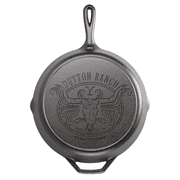 Yellowstone x Lodge Cast Iron Skillet, 12", Steer Skull