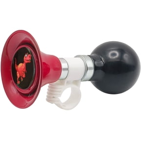 YeloYolker Kids Bike Horn, Cute Bicycle Handlebar Air Horn for Boys, Toddlers Universal Bike Accessories for Tricycle, Balance Bike, Scooter(T-Rex)