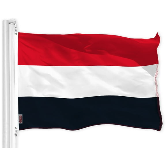 Yemen (Yemeni) Flag | 3x5 feet | Printed 150D Indoor/Outdoor, Vibrant Colors, Brass Grommets, Quality Polyester, Much Thicker More Durable Than 100D 75D Polyester