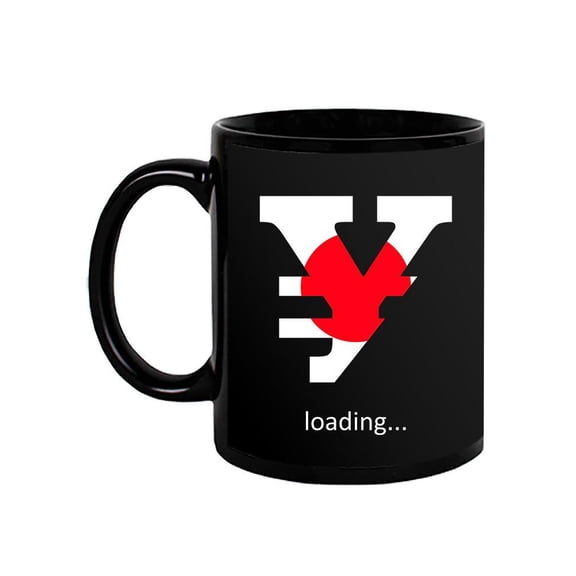 Yen Loading Mug Unisex's -Image by Shutterstock