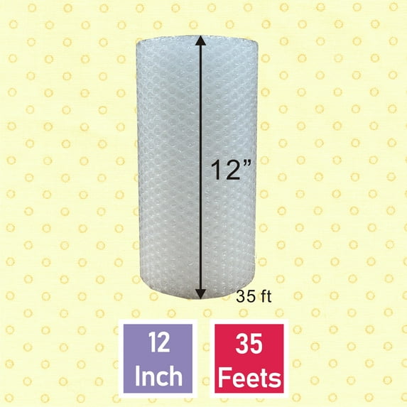 Yen's 3/16" Small bubble + Wrap 12" Width Roll Perforated 35ft