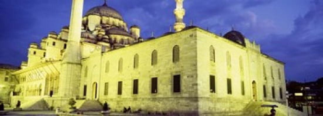 Yeni Mosque Istanbul Turkey Canvas Art - Panoramic Images (18 x 7)