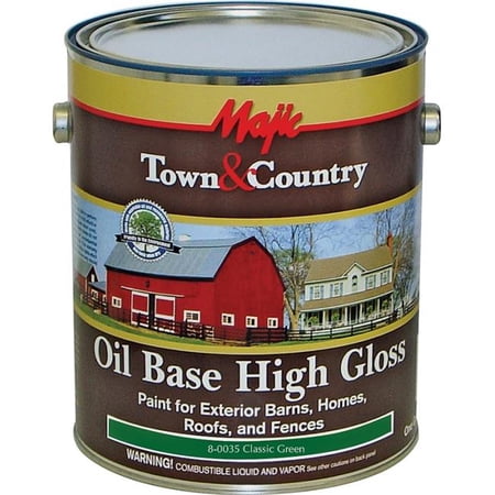 Yenkin-Majestic 8-0035-1 1 gal Barn & Fence Paint - Classic Green
