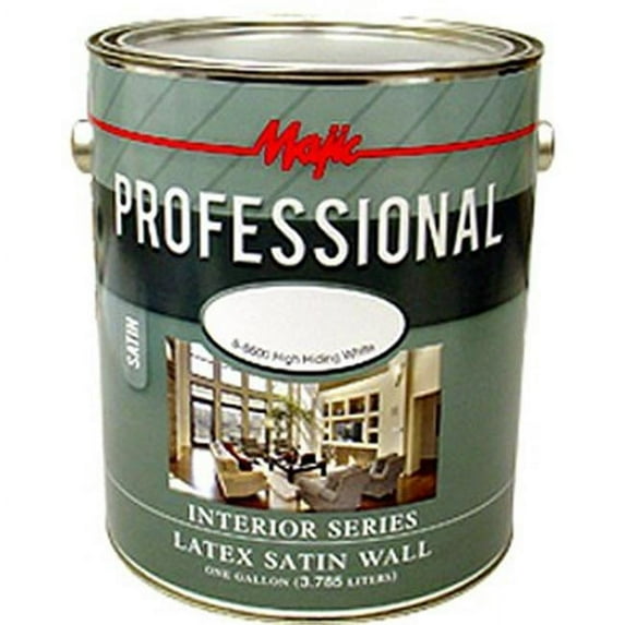 Yenkin-Majestic 8-8600-1 1 gal Wall Paint, Hi Hiding White Eggshell