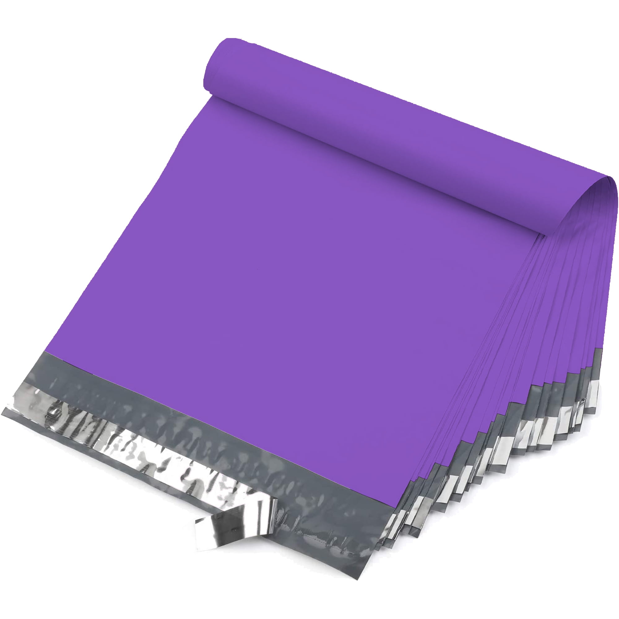 Yens 12X15.5 M5-100pcs POLY MAILERS SHIPPING ENVELOPES PLASTIC BAGS-Purple