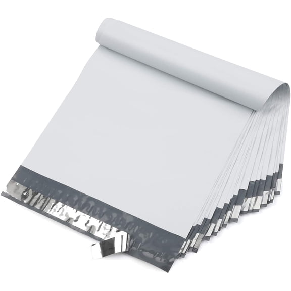 Yens 32X29 WHITE POLY MAILERS SHIPPING ENVELOPES PLASTIC BAGS-M11-50pcs