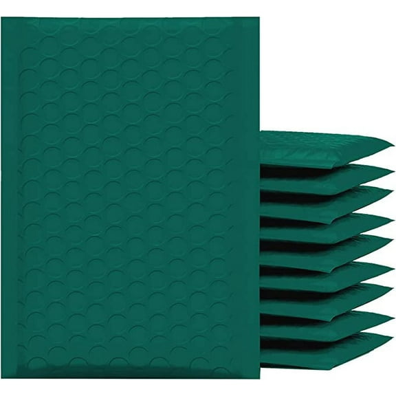 Yens Poly Bubble Mailer, Cushioning Padded Envelopes for Shipping, Mailing, Packaging,PM#0-250 pcs (6 X9 in)-Green