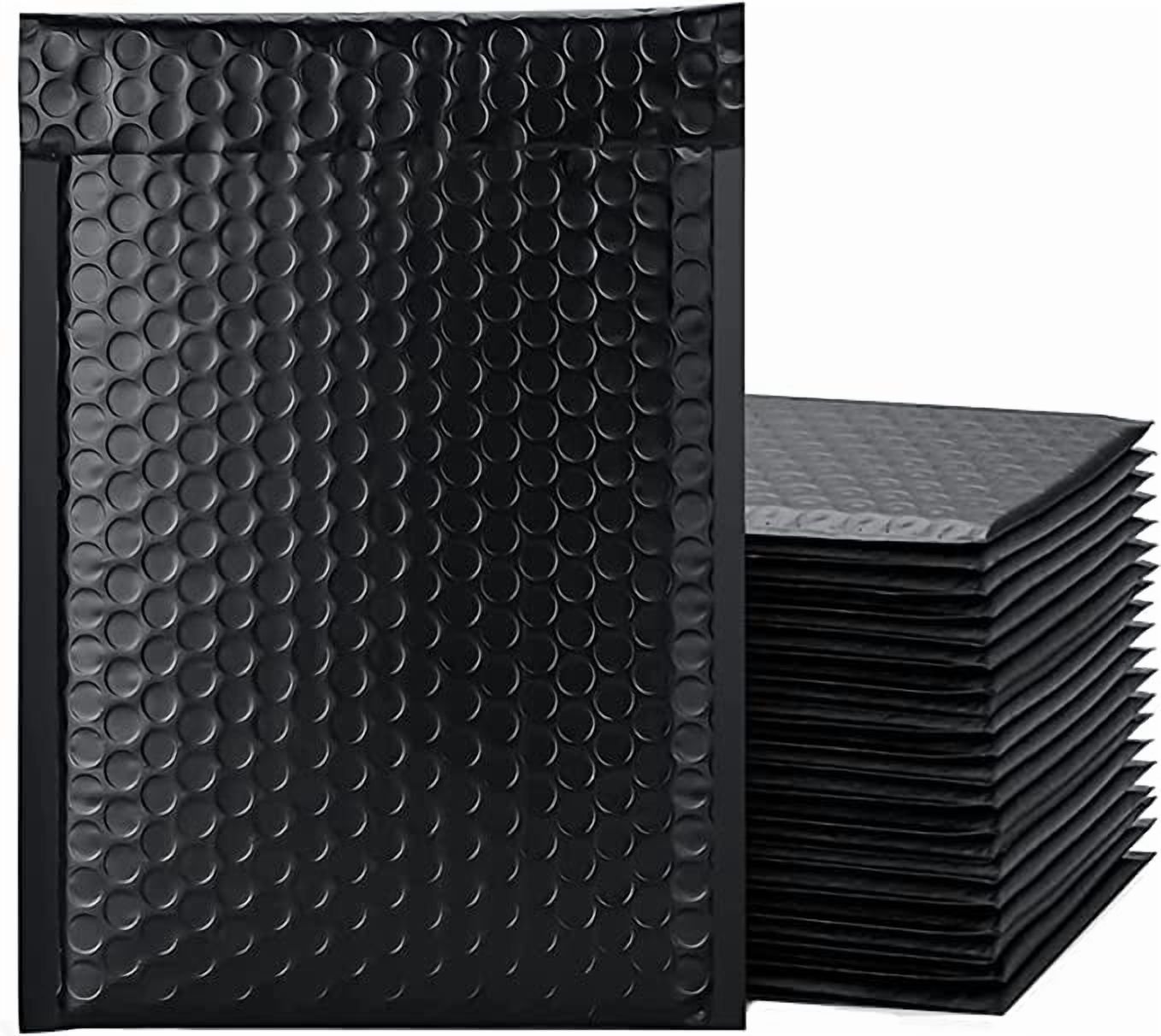 Yens Poly Bubble Mailer, Cushioning Padded Envelopes for Shipping, Mailing, Packaging,PM#5-200pcs (10.5 X 15 in)-Black