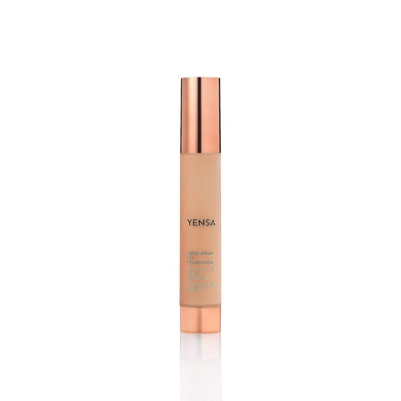 Yensa Super Silk Serum Foundation | Medium Golden | Full Coverage Liquid Makeup | 1 oz