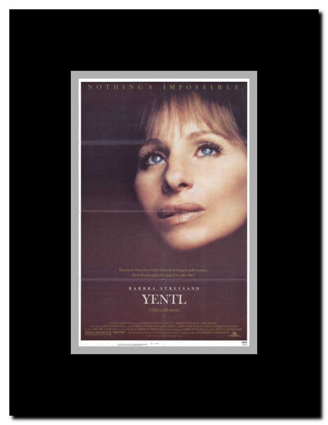 Yentl Framed Movie Poster