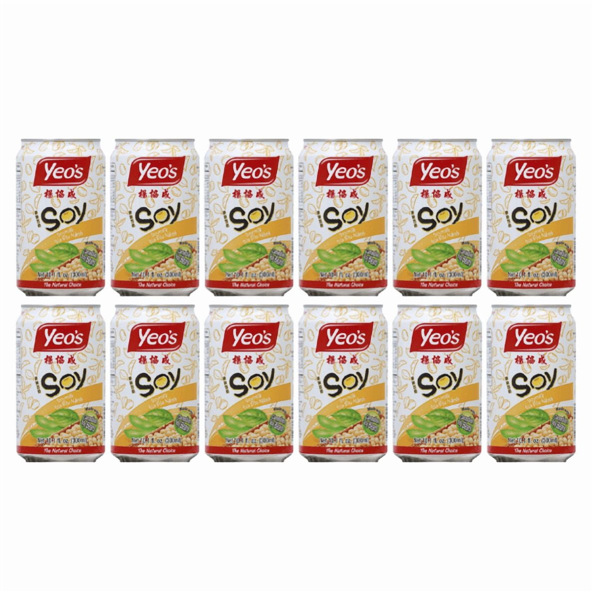 Yeo's Soymilk, 10.1 fl oz Cans, 12 Pack - Walmart.com