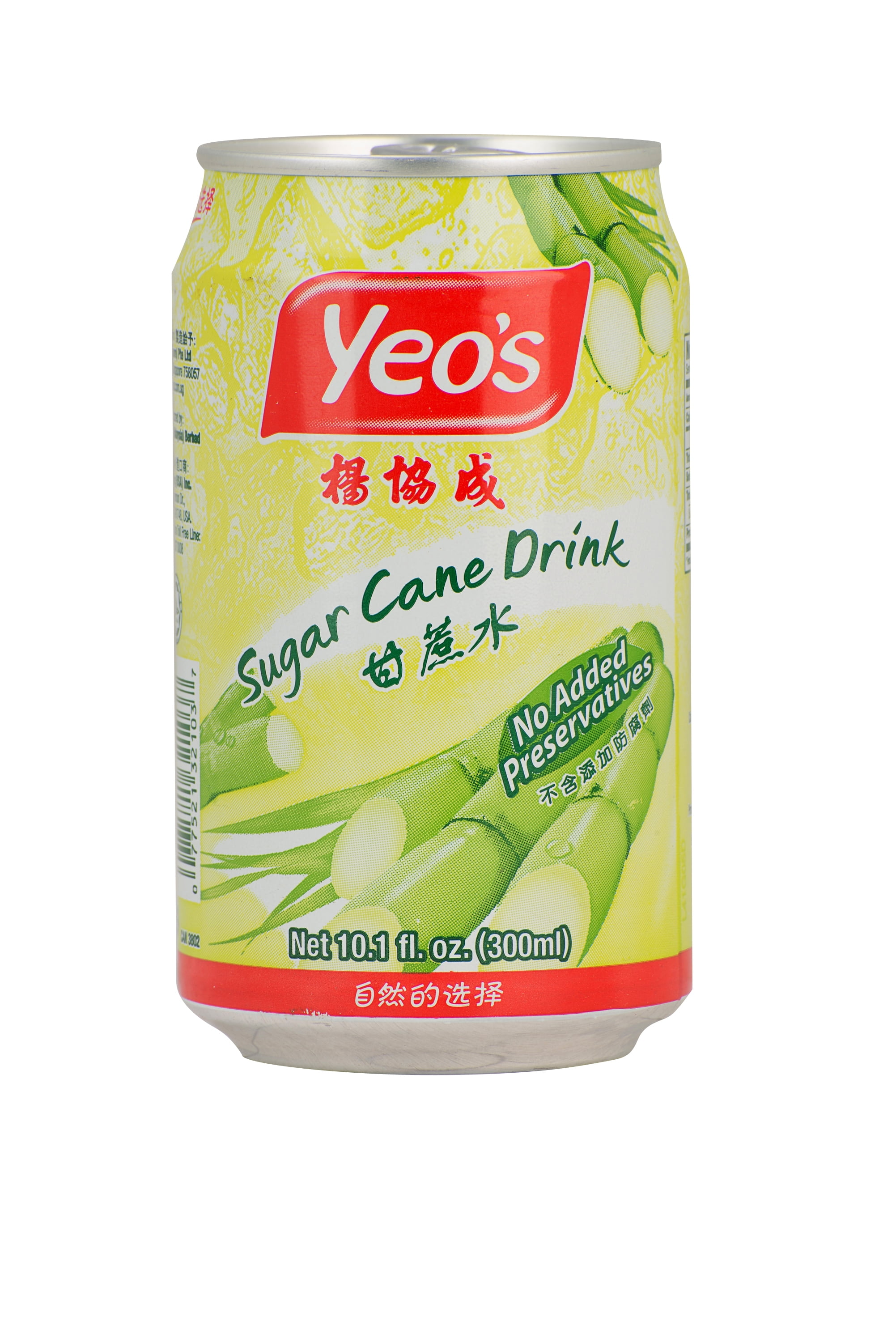 Yeo's Sugar Cane Drink, 10.1 Fl Oz, 24 Count
