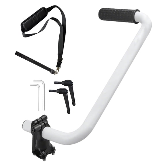 Yeoman Handle, Yeoman Weedeater Handle Extension with Bracket Clamp, Ergonomic Trimmer Grip for Lawn Care, Landscaping, Yard Trimming