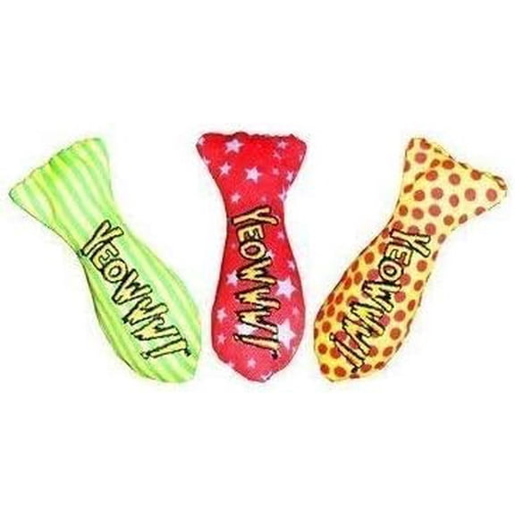 Yeowww! 100% Organic Catnip Stinkies Sardines, Variety Pack of 12 Total