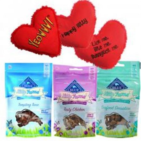 Yeowww Catnip 96500062 Kitty Catnip Hearts & Cat Treats Bundle Display - 12 Piece