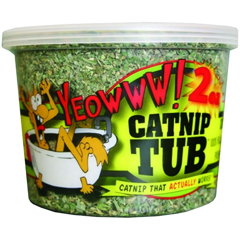 Yeowww! Organic Pure Catnip Tub for Cats, 2 oz - Walmart.com