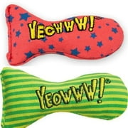 Yeowww Stinkies Organic Catnip Filled Sardines Handmade in the USA, 2-Pack