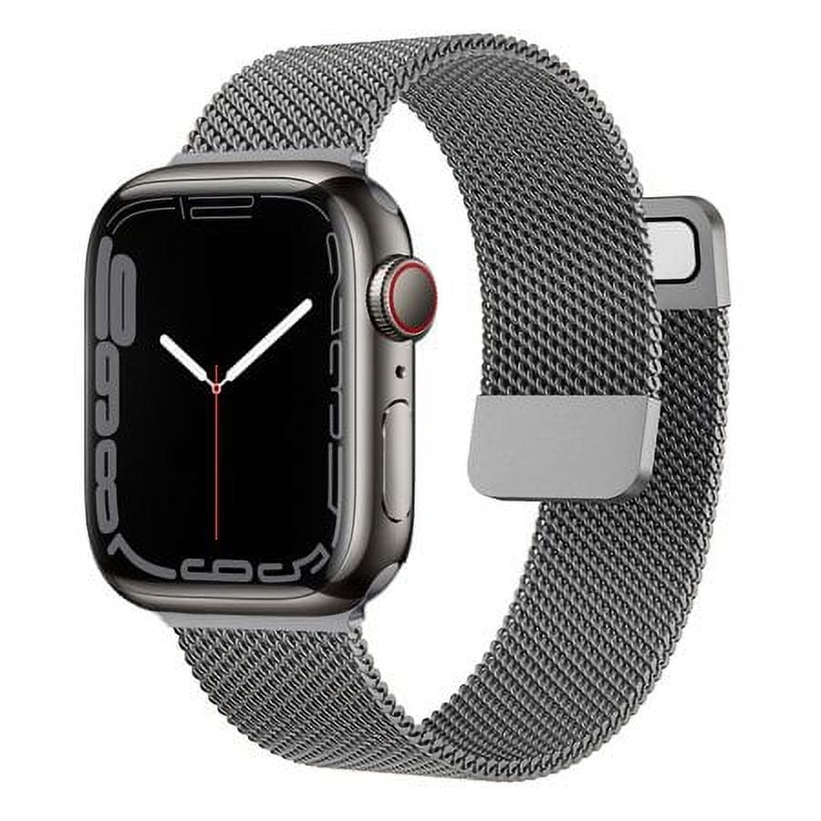 Original Stainless Steel Milanese Loop Compatible with Apple Watch Band  38mm 40mm 41mm 42mm 44mm 45mm 49mm, Magnetic Clasp Replacement Band for iwatch  Series 9, Ultra 2, SE, Ultra, 8 7 6 5 4 3 2 1, - Yahoo Shopping