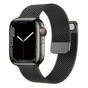 Yepband(1Pack 2Pack) Milanese Loop Band for Apple watch Bands Ultra 49mm 40mm 44mm 38mm 45mm 42mm 41mm Magnetic Metal Stainless Steel Mesh Strap Replacement for iWatch Series Ultra 8 7 SE 6 5 4 3 2 1