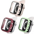 thumbnail image 1 of Yepband 1Pack 3pack Hard Watch Case for Apple Watch iWatch series 9 8 7 SE 6 5 4 3 2 1 Hard PC Tempered Glass Shockproof Full Protective Bumper Case Face Cover for iWatch 44mm 45mm 40mm 42mm 38mm 41mm, 1 of 11
