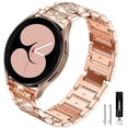 thumbnail image 1 of Yepband 20mm 22mm Bling Stainless Steel Bands for Galaxy Watch 5 4 40mm 44mm /Watch 5 Pro 45mm/Galaxy Watch 4 Classic 42mm 46mm/Samsung Galaxy Watch Active 2 3/Galaxy Watch 3 45mm 46mm Gear S3 S4 46mm, 1 of 5