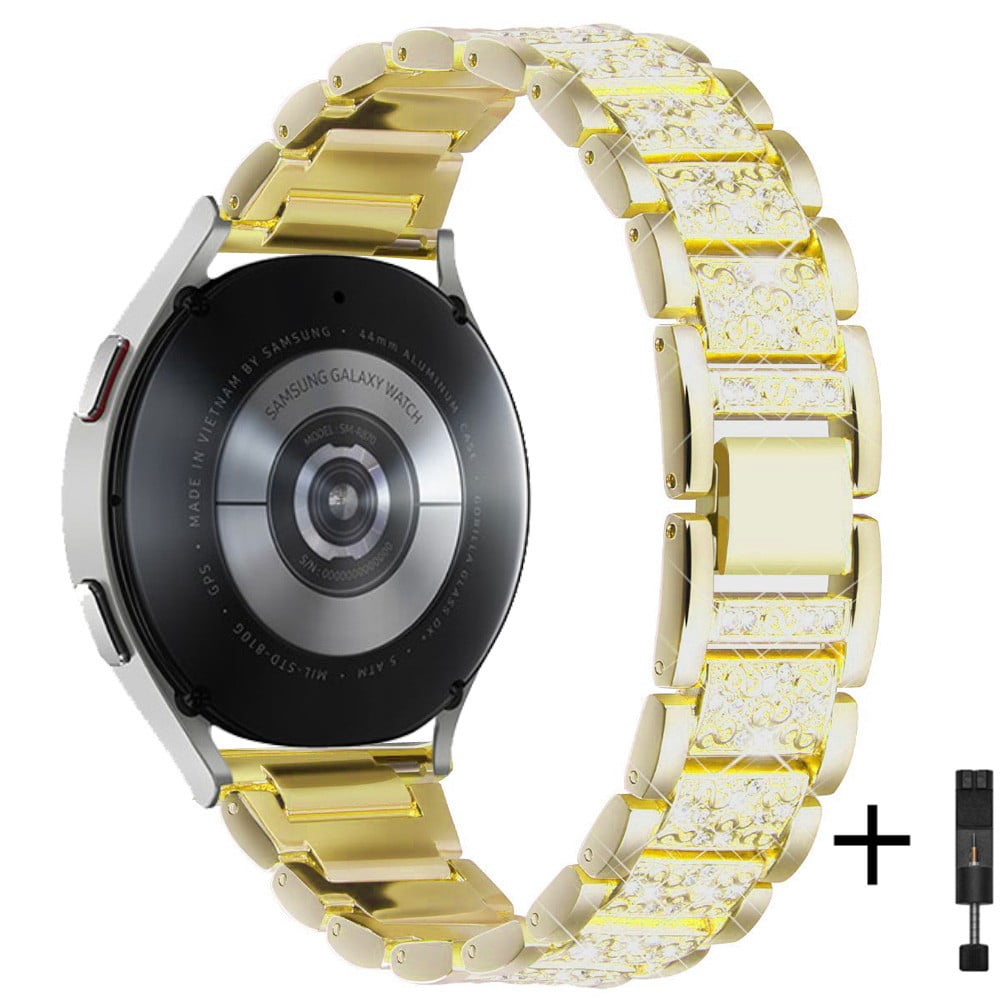 Yepband 20mm 22mm Bling Stainless Steel Bands for Galaxy Watch 5 4 40mm ...