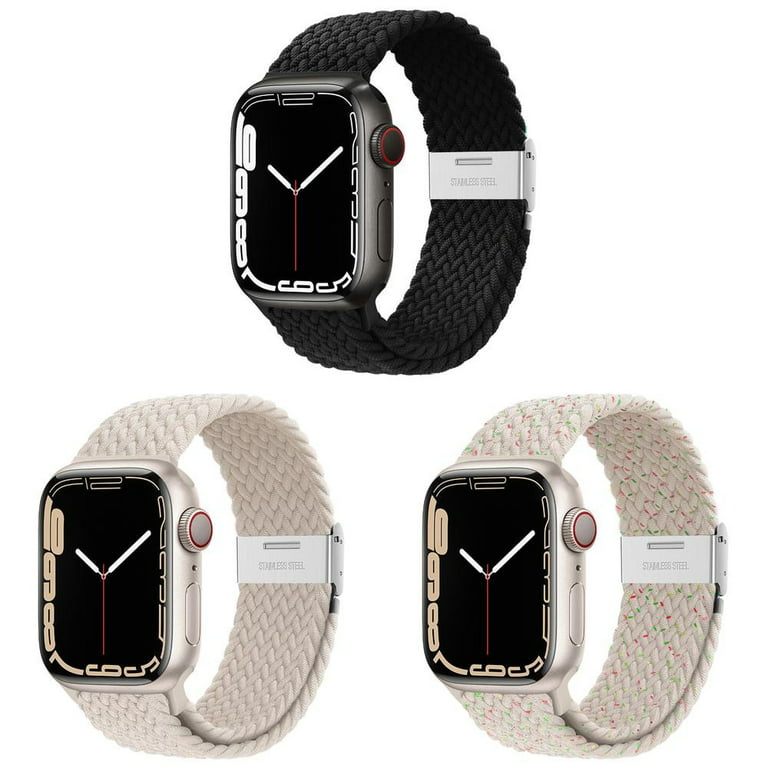 Apple Watch Ultra 2 9 8 7 SE 6 5 4 3 2 1 Braided Silver Color