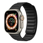 Yepband FineWoven Magnetic Link Band Compatible with Apple Watch Band 49mm 45mm 44mm 42mm, Woven Loop Strap Magnet for iWatch Ultra 2 / Ultra/SE 2 / SE/Series 9 8 7 6 5 4 3 2 1