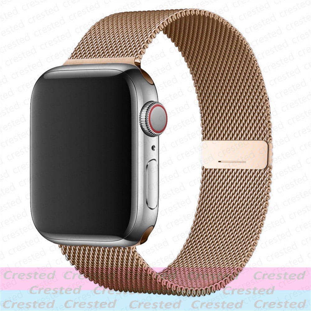 Rose gold milanese loop for apple watch new arrivals