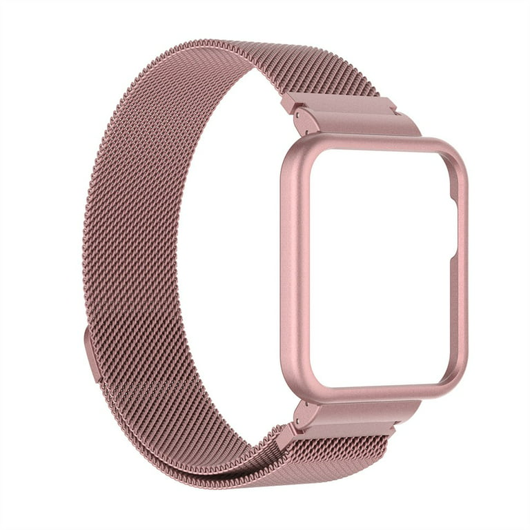 Yepband Milanese correa For Xiaomi Mi Watch Bnads with Watch Case Lite  strap Metal Reticular Stainless Steel Braided Magnetic Band Redmi watch 2