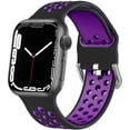 thumbnail image 1 of Yepband Sport Bands Compatible with Apple Watch Band iWatch Bands 49mm 45mm 44mm 42mm 41mm 40mm 38mm Women Men, Adjustable Soft Silicone Sport Band for iWatch Series 9 8 7 6 5 4 3 2 1 SE Ultra, 1 of 13