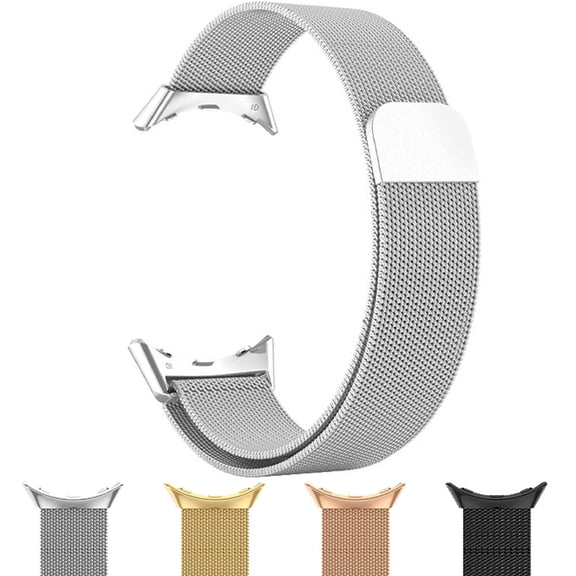 Yepband Stainless Steel Milanese Loop Band Compatible with Google Pixel Watch Google Pixel Watch 2 Women Men, Milanese Magnetic Metal Mesh Replacement Wristband for Google Pixel Watch 2023/2022
