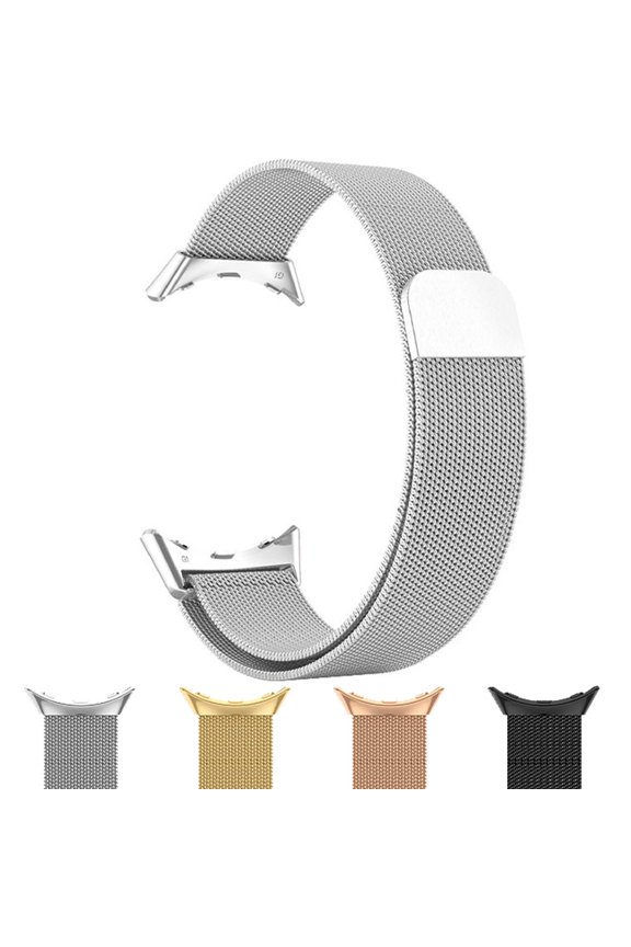 Stainless Steel Milanese Loop Band Compatible with Google Pixel Watch Google Pixel Watch 2 Women Men, Milanese Magnetic Metal Mesh Replacement Wristband for Google Pixel Watch 2023/2022