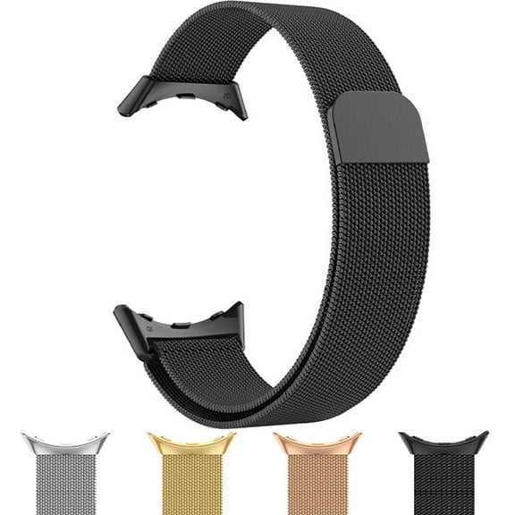 Yepband Stainless Steel Milanese Loop Band Compatible with Google Pixel Watch Google Pixel Watch 2 Women Men, Milanese Magnetic Metal Mesh Replacement Wristband for Google Pixel Watch 2023/2022