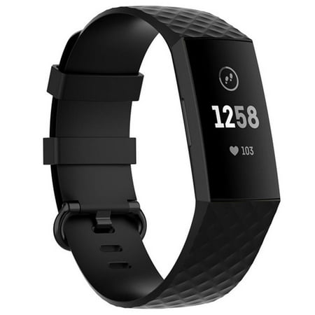 Yepband Waterproof Silicone Sport Bands Compatible with Fitbit Charge 4/ Fitbit Charge 3/ Charge3 SE, Replacement Wristbands for Women Men Small Large