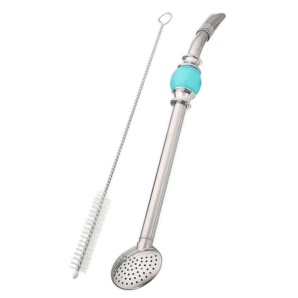 Yerba Mate Bombilla Filter Straw Stainless Steel Straws Coffee Stirrers