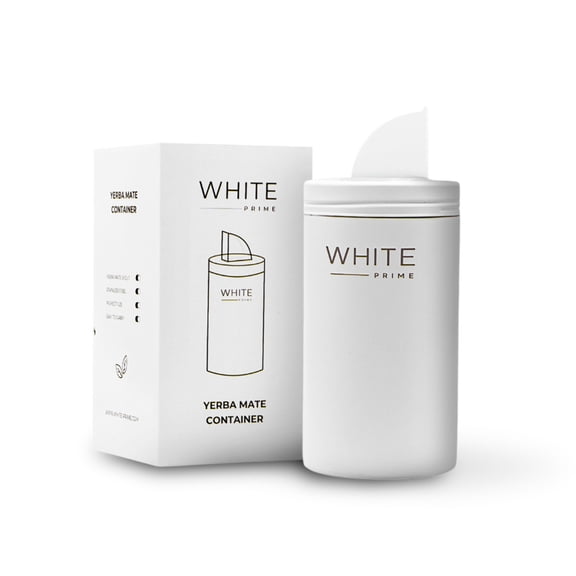 Yerba Mate Container | WHITE Prime