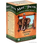 Yerba Mate Energizing Herb Tea, Chai, 20 Tea Bags (Pack Of 3)
