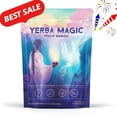thumbnail image 2 of Yerba Mate Instant Powder 3-in-1 Super Drink - Peach Mango Flavor, Boosts Energy, Focus & Gut Health 2 of 13